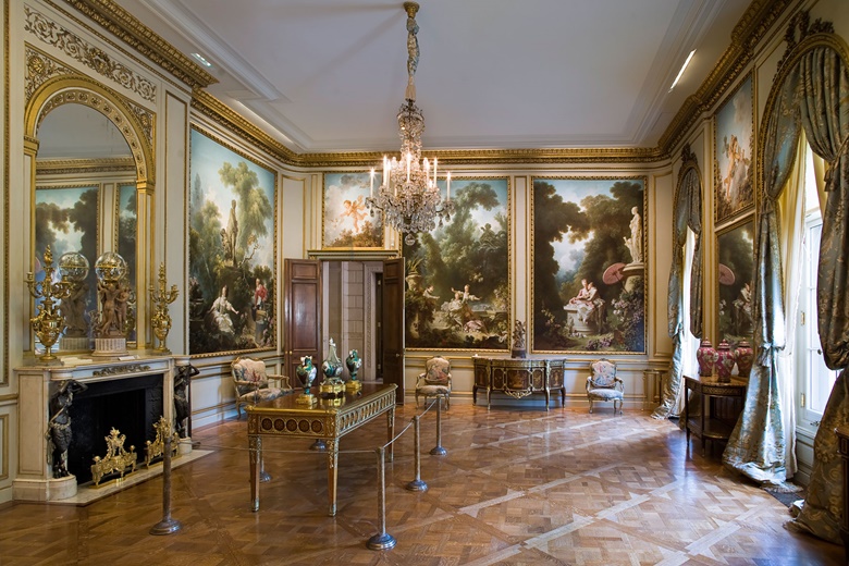 The Fragonard Room, The Frick Collection, New York. Photo Michael Bodycomb