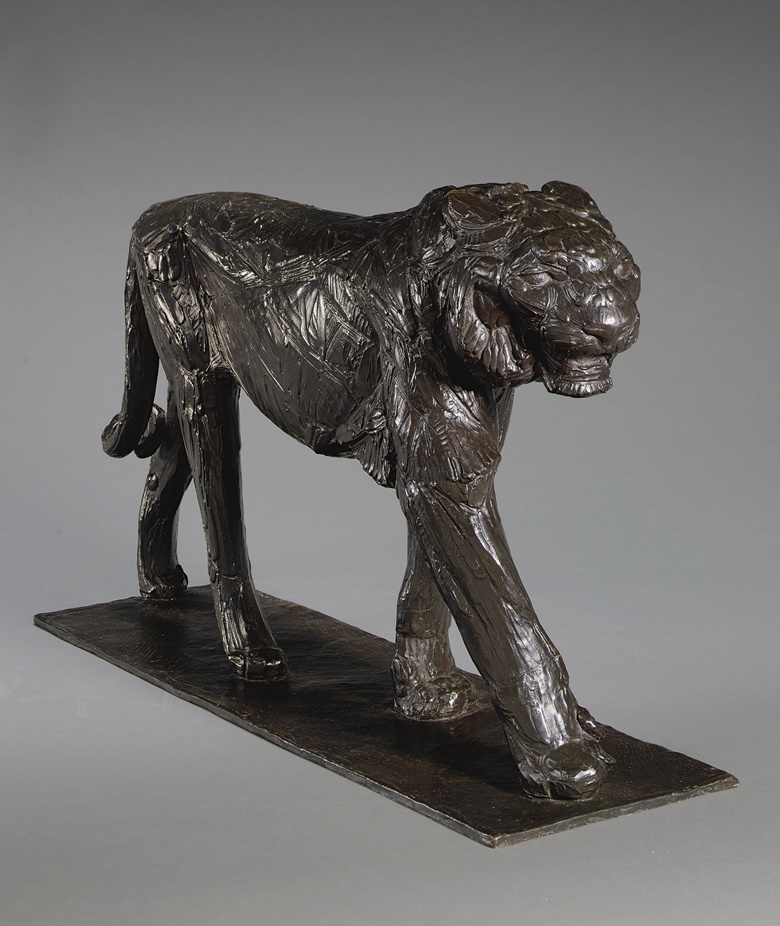 Rembrandt Bugatti (1885-1916), Grand tigre royal, conceived circa 1913 and cast in the artists lifetime. Sold for $2,617,000 on 6 May 2008  at Christie’s in New York