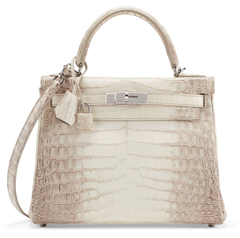 The Hermes Himalaya Birkin Deconstructed Christie S A Rare Matte White Niloticus Crocodile Retourné Himalaya Kelly 28 With Palladium Hardware Hermès