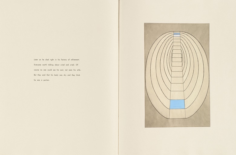 Louise Bourgeois (1911–2010), Plate 8 of 8 from the illustrated book the puritan, 1990. Engraving, with hand additions. Page 26 x 19⅞ in (66 x 50.5 cm). The Museum of Modern Art, New York. Gift of the artist. © 2017 The Easton FoundationLicensed by VAGA, NY.