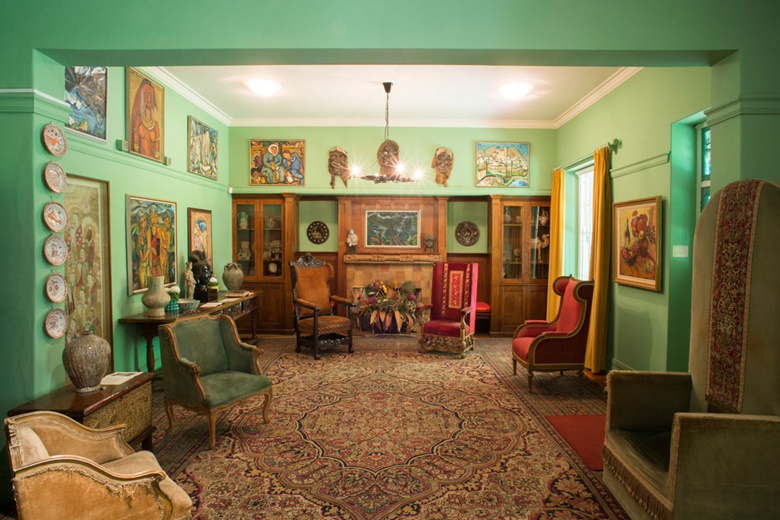 The lounge at the Irma Stern Museum. Courtesy of the Irma Stern Museum and Irma Stern Trust. Photograph by Sean Wilson, October 2017