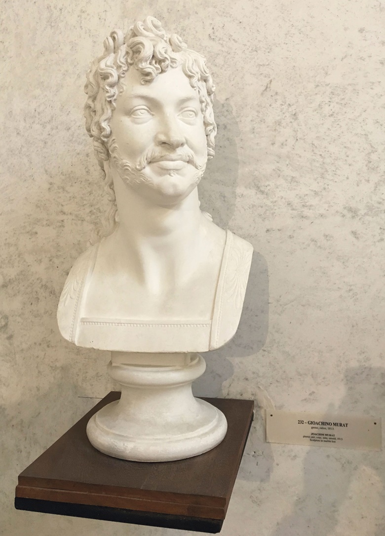 The original plaster model of the bust of Murat at the Canova Museum in Possagno, Italy