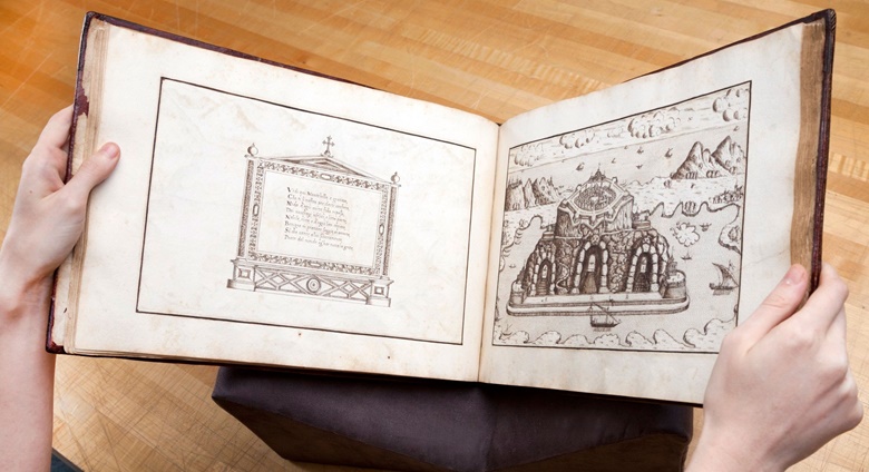 Many of the 50 fortified cities depicted in Immaginazioni Militari  are island fortresses