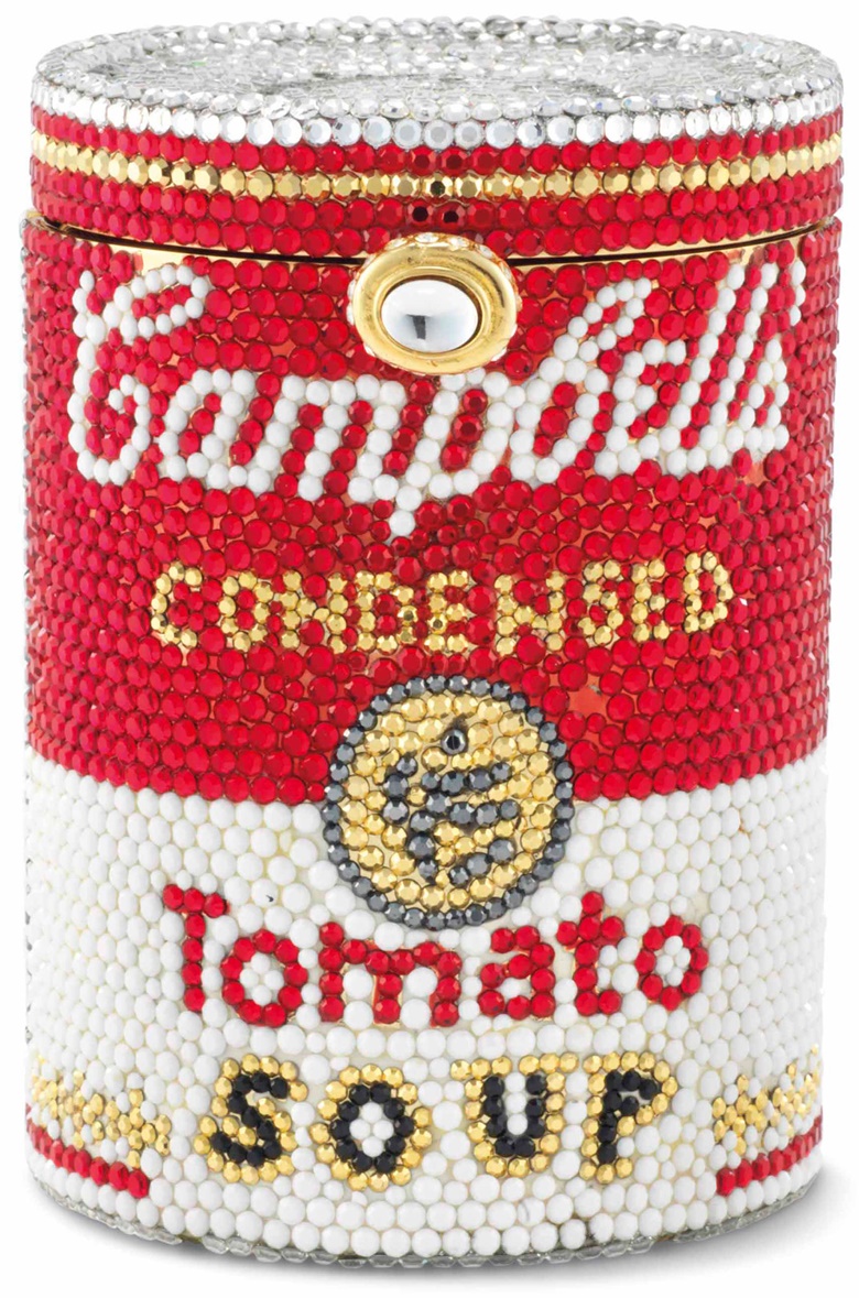 Sac du soir Campbell’s Tomato Soup, n. 212500, Kathrine Baumann, 2002. 7 x 10 x 7  cm. Estimate €1,000-2,000. This lot is offered in Sacs & Accessoires on 12 December 2017  at Christie’s in Paris