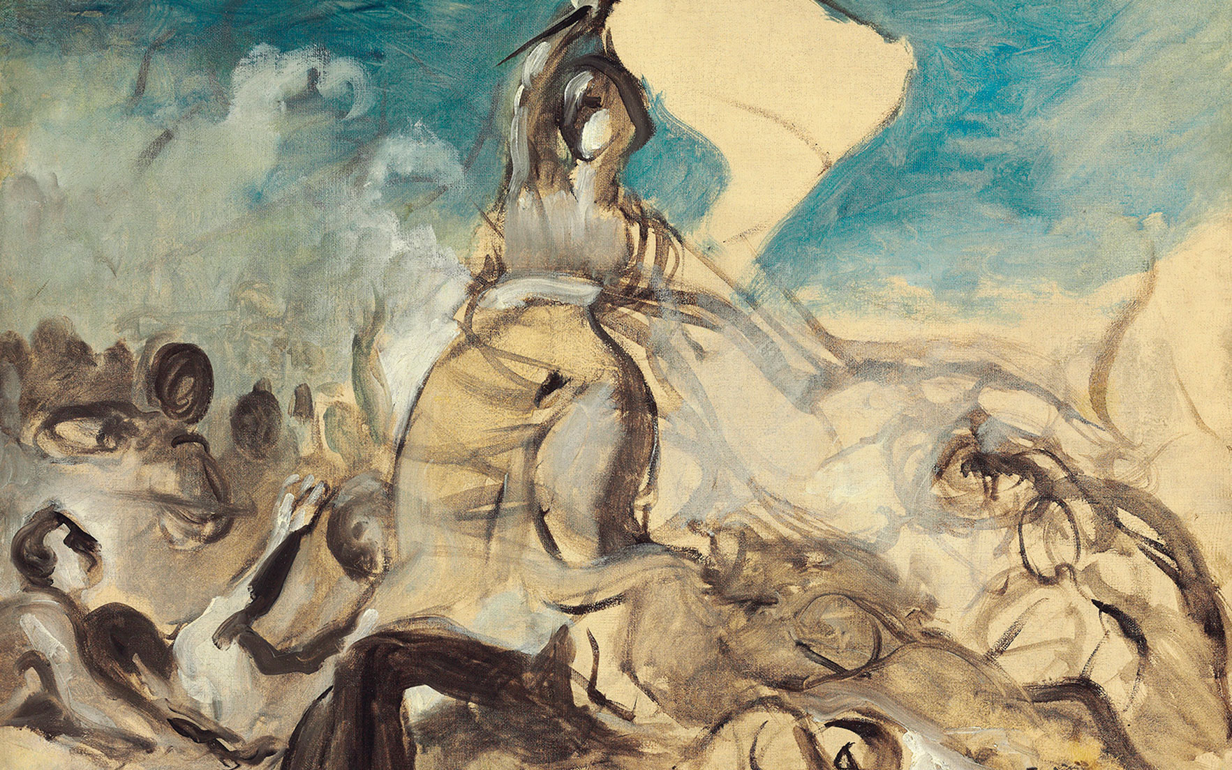 Eugène Delacroix (French, 17981863) , Le 28 juillet la liberté