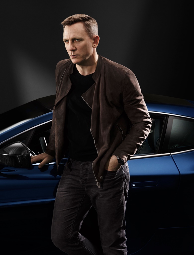 Daniel Craig customised his Vanquish to reflect his penchant for denim and dark colours 