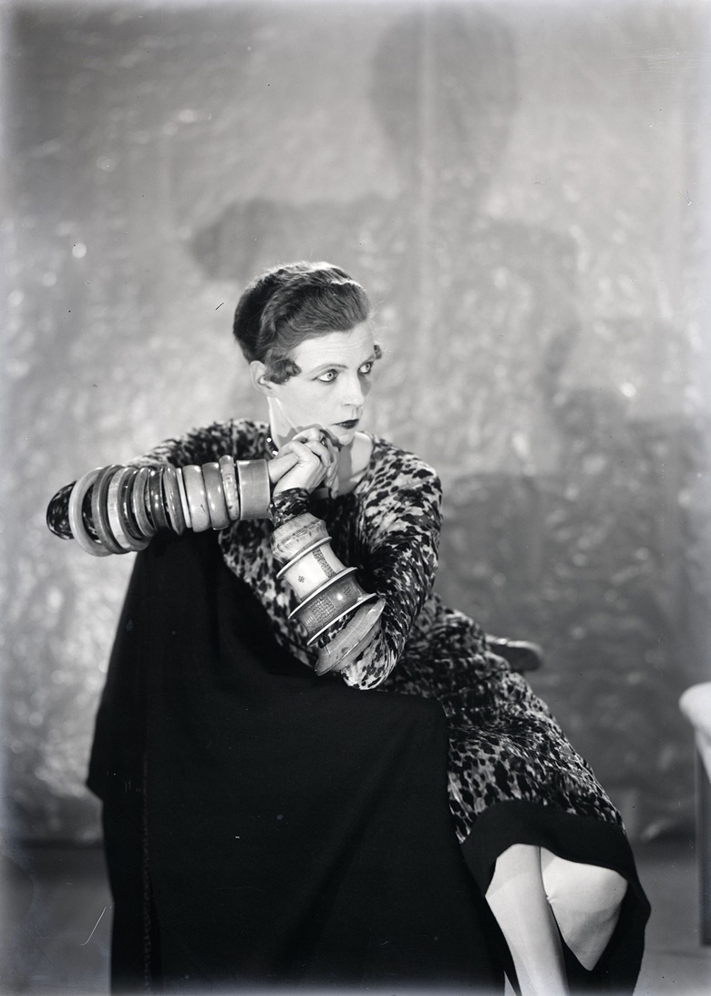 Nancy Cunard photographed by Man Ray, 1925. Photo Fine Art Images  HIP  TopFoto. © Man Ray TrustADAGP, Paris and DACS, London 2018