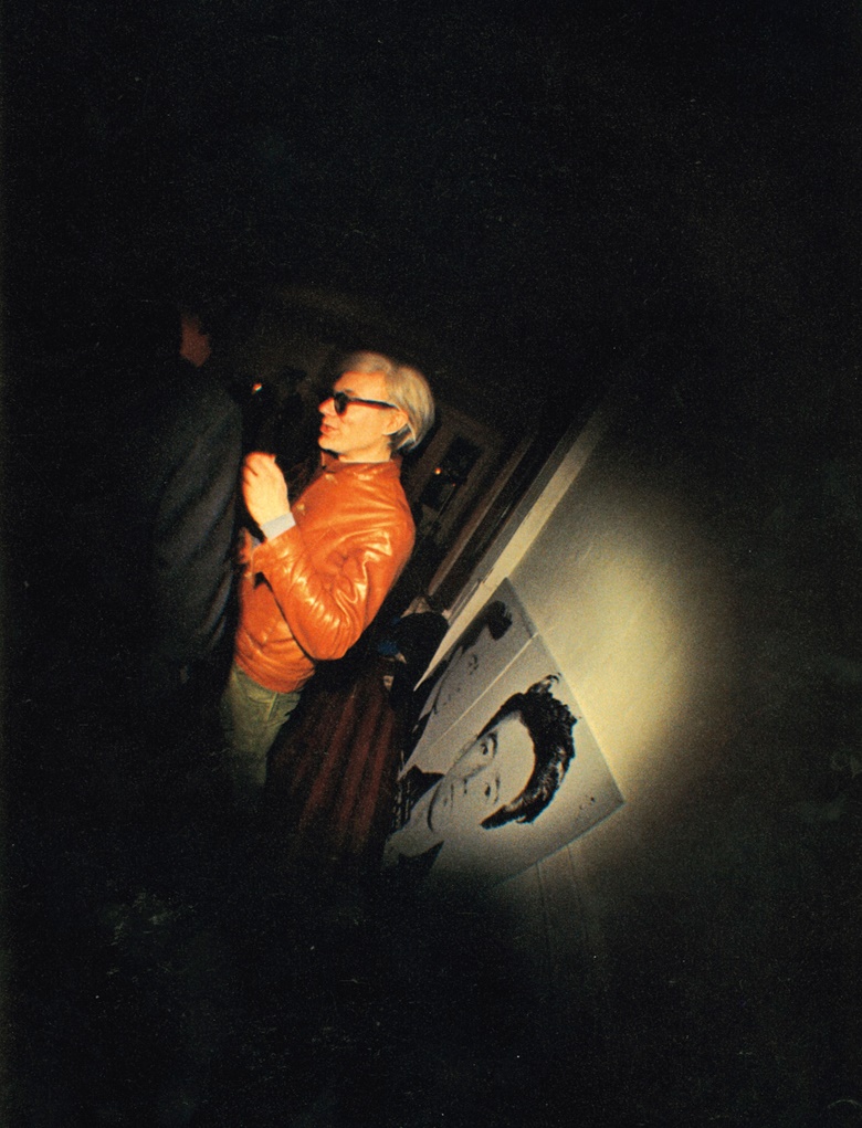 Andy Warhol at the Factory, New York, 1968 (present lot illustrated). Photo © Billy Name Estate. Artwork © 2018 The Andy Warhol Foundation for the Visual Arts, Inc.  Licensed by Artists Rights Society (ARS)