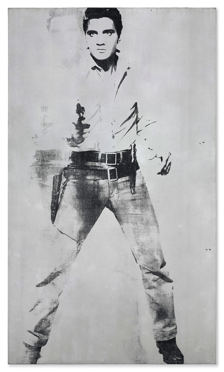 andy warhol silver elvis