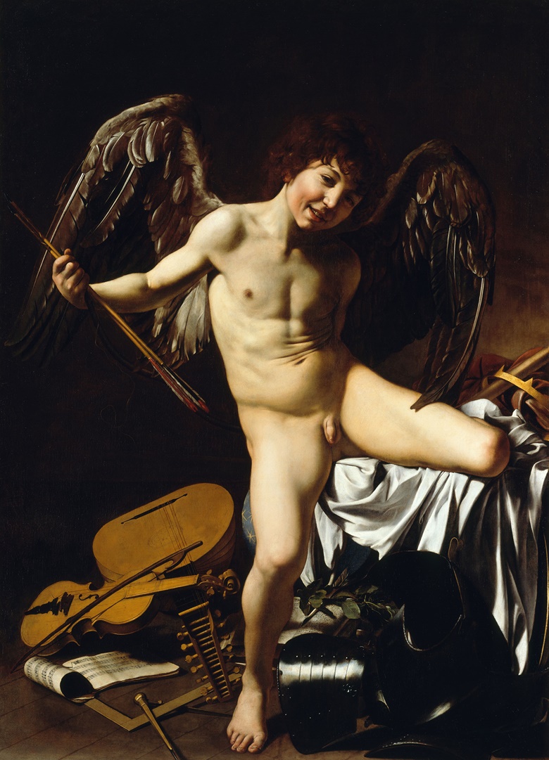 Caravaggio, Amor Vincit Omnia, 1602. Photo Scala,            Florencebpk, Bildagentur für Kunst, Kultur und Geschichte,            Berlin