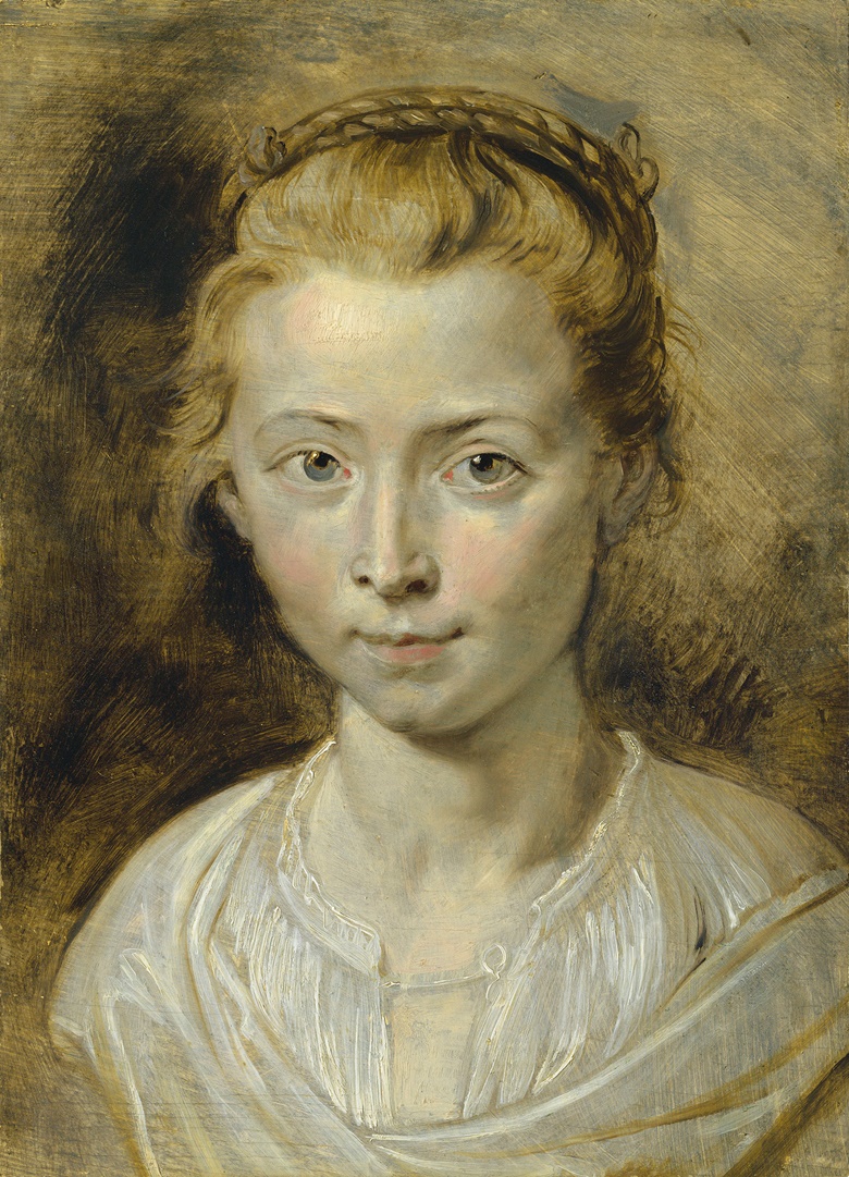 Sir Peter Paul Rubens (Siegen 1577-1640 Antwerp), Portrait of Clara Serena Rubens, the artists daughter. Oil on panel. 14¼ x 10⅜ in (36.2 x 26.4 cm). Estimate £3,000,000-5,000,000. This work is offered in the Old Masters Evening Sale on 5 July at Christie’s in London
