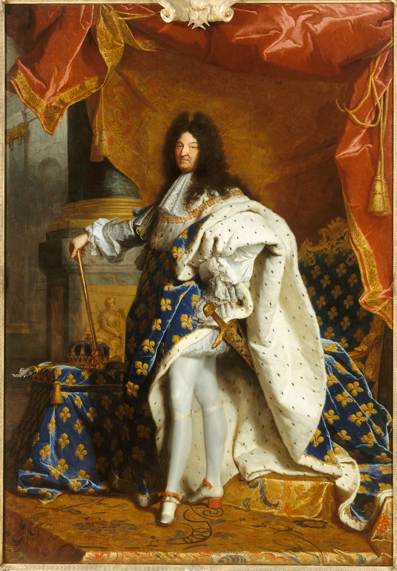 Hyacinthe Rigaud, Louis XIV, 1701. Photo © RMN-Grand Palais (Musée du Louvre)Gérard Blot
