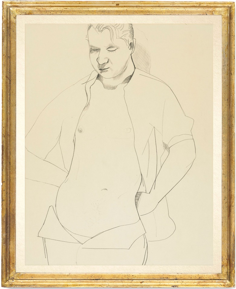 Lucian Freud (1922-2011), Francis Bacon, executed in 1951. 21½ x 16¾ in (54.7 x 43 cm). Estimate £500,000-700,000. This lot is offered in Post War and Contemporary Art Evening Auction on 4 October 2018 at Christie’s in London