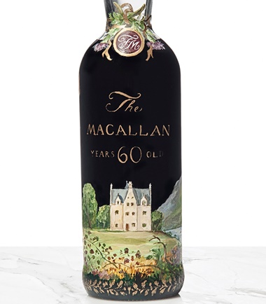 The bottle is beautifully illustrated with Dillon’s depiction of The Macallan’s historic home, Easter Elchies House