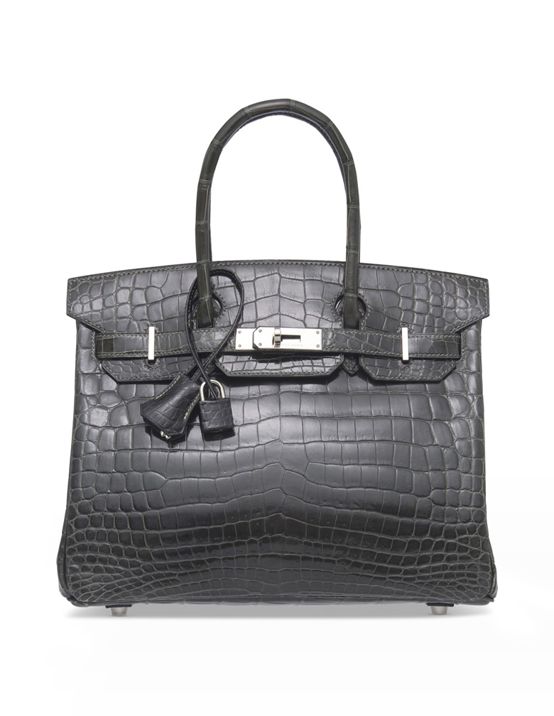 Hermès Handbags For Every Budget Christie S A Shiny Graphite Niloticus Crocodile Birkin 30 With Palladium Hardware Hermès 2007 Offered