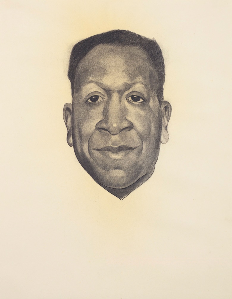 Georgia OKeeffe (1887-1986), Beauford Delaney, executed in 1943. Charcoal on paper. 24¾ x 18½ in (62.9 x 47 cm). Estimate $200,000-300,000. Offered in An American Place The Barney A. Ebsworth Collection Evening Sale on 13 November at Christie’s in New York © 2018 Georgia OKeeffe Museum  Artists Rights Society (ARS), New York