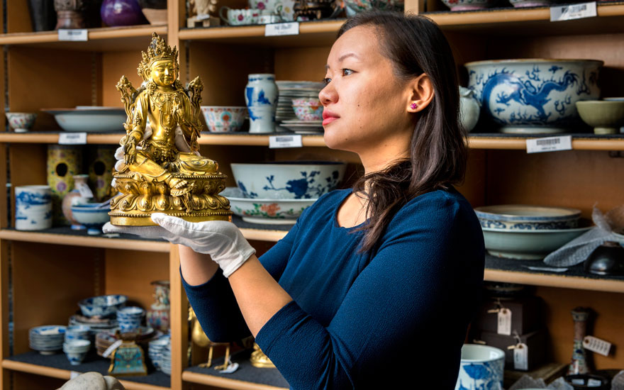 5 minutes with… A gilt-bronze Bodhisattva containing hidden treasures