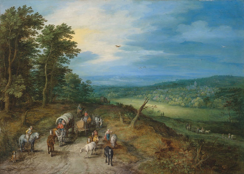 Jan Brueghel the Elder (1568-1625) An Extensive Wooded Landscape, 1610. Oil on copper. 20¾ x 28½ in (52.7 x 72.4 cm). Estimate £3,00,000-5,000,000. Offered in The Eric Albada Jelgersma Collection Old Masters Evening Sale on 6 December 2018 at Christie’s in London