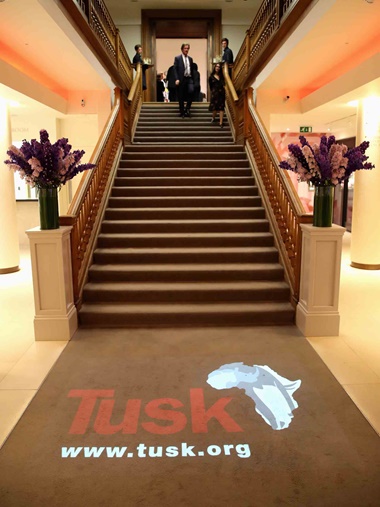 Visitors to King Street were reminded of Tusk’s vital mission