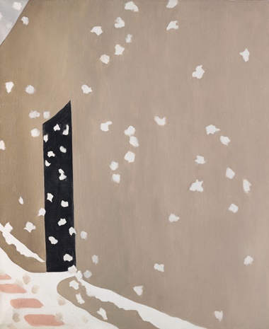 Georgia OKeeffe (1887-1986), Black Door with Snow, painted in 1953-1955. 36 x 30  in (91.4 x 76.2  cm). Estimate $1,000,000-1,500,000. This lot is offered in American Art on 20 November 2018 at Christie’s in New York © 2018 Georgia OKeeffe Museum  Artists Rights Society (ARS), New York