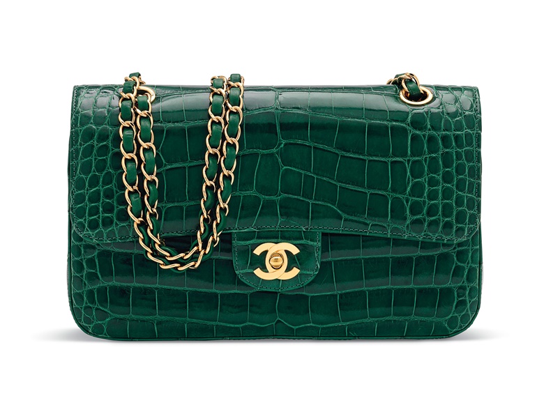 Why Collectors Love Chanel Handbags Christie S A Shiny Emerald Green Alligator Medium Double Flap Bag With Gold Hardware Chanel 2017