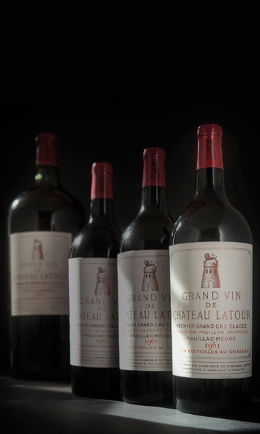 Château Latour 1961, 3 magnums per lot. Sold for £55,200 on 28-29 November 2018 at Christie’s in London
