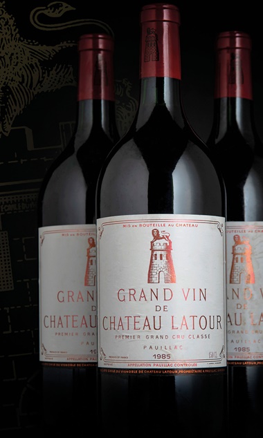 Château Latour 1985, 6 magnums per lot. Sold for £5,400 on 28-29 November 2018 at Christie’s in London