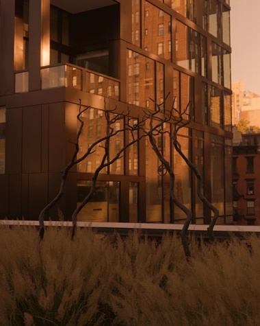 The new foundation as seen from the High Line
