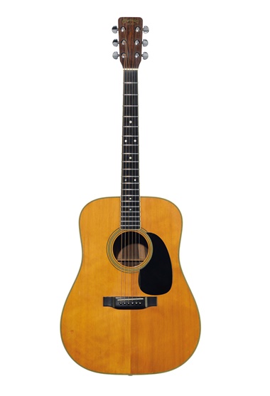 C.F Martin & Company, Nazareth, 1969. An acoustic guitar, D-35. Estimate $10,000-20,000. Offered in the David Gilmour Guitar Collection on 20 June at Christie’s in New York