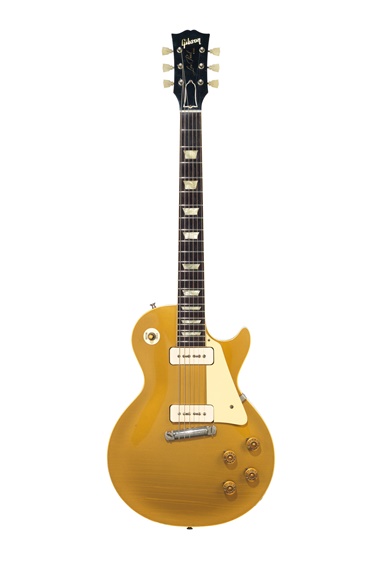 Gibson Incorporated, Kalamazoo, 1955. A solid-body electric guitar, Les Paul. Estimate $30,000-50,000. Offered in The David Gilmour Guitar Collection on 20 June at Christie’s in New York