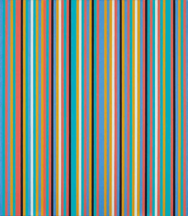 Bridget Riley, Songbird, 1982. Oil on linen. 42 x 36 in (106.7 x 91.4 cm). Offered in The George Michael Collection on 14 March at Christie’s London