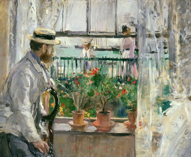 Berthe Morisot, In England (Eugène Manet on the Isle of Wight), 1875. Oil on canvas. Musée Marmottan Monet, Denis and Annie Rouart Foundation, inv.6029. Photo by Erich Lessing Art Resource, NY