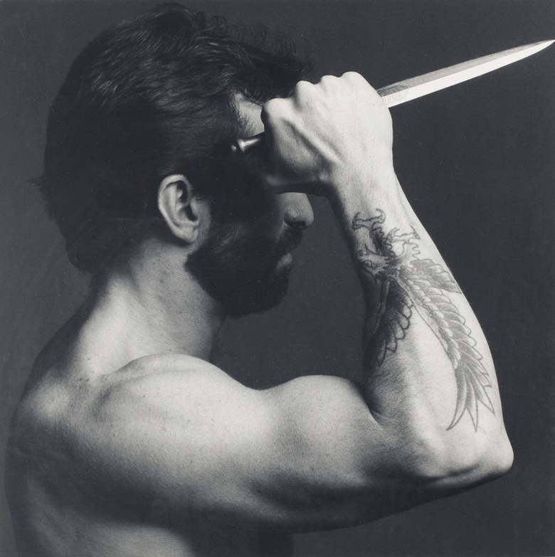 Robert Mapplethorpe (1946-1989), Frank Diaz, 1979. Sheetflush mount 19¾ x 15⅞  in (50.1 x 40.3  cm). Estimate $8,000-12,000. Offered in Photographs on 2 April 2019 at Christie’s in New York