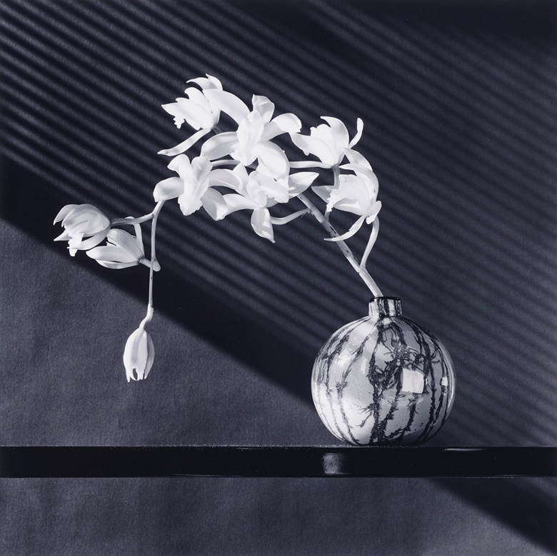 Robert Mapplethorpe (1946-1989), Orchids, 1987. Sheetflush mount 23⅞ x 20 in (60.5 x 50.8 cm). Estimate $18,000-25,000. Offered in Photographs on 2 April 2019 at Christie’s in New York