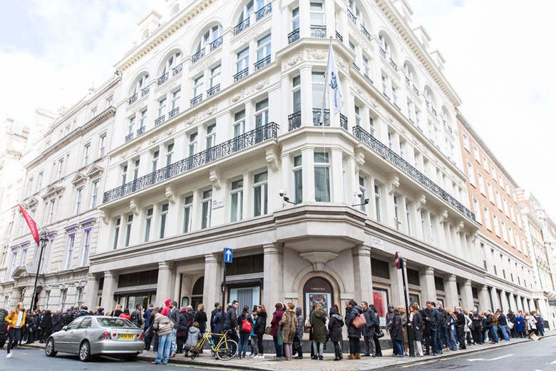 The pre-sale exhibition at King Street saw thousands of George Michael fans come to see his art, hear his music and enjoy artefacts from his career