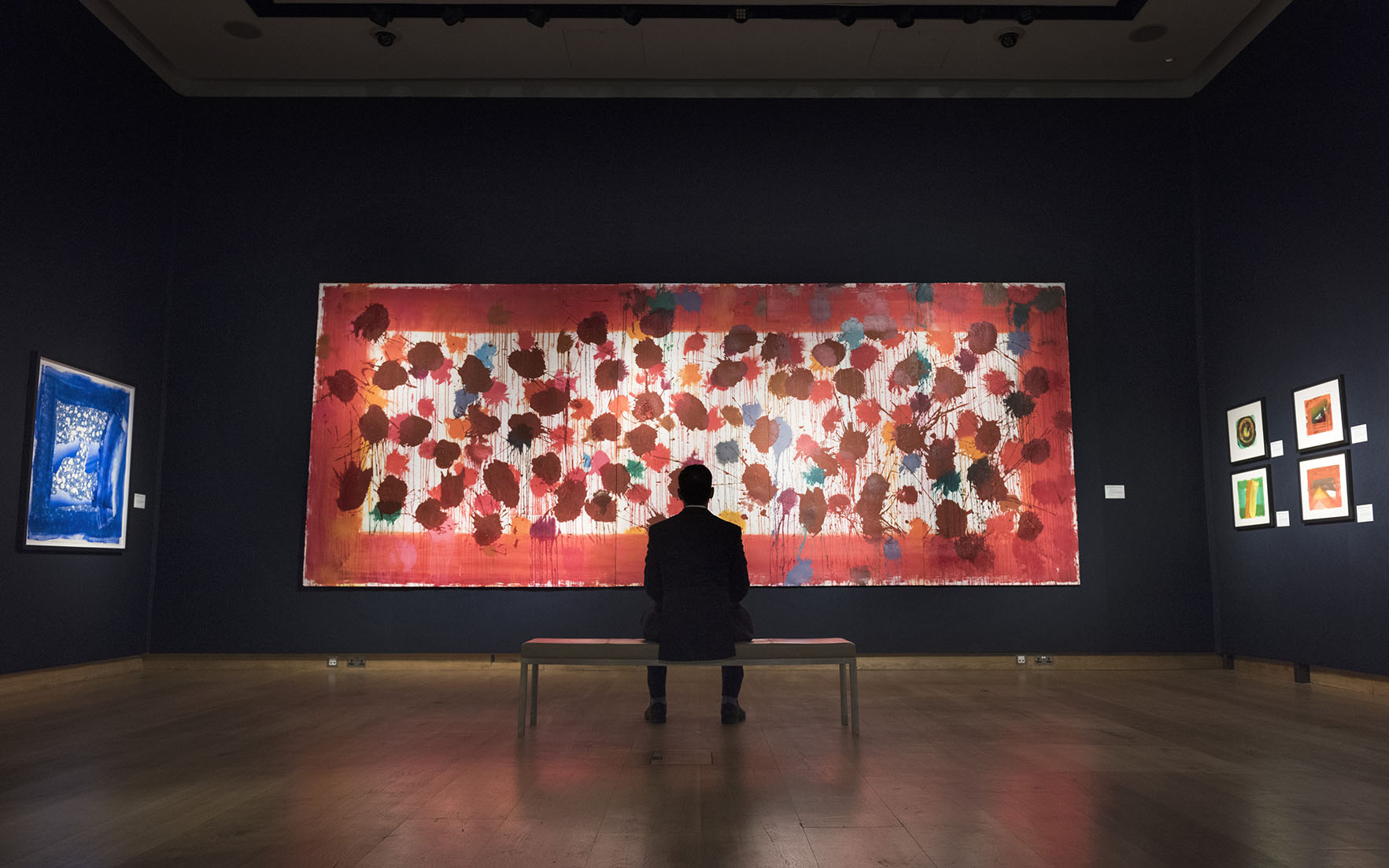 Howard Hodgkin (1932-2017), As Time Goes By (Red), 2009 (detail). Overall 2440 x 6100 mm. Sold for £68,750 on 12 April 2019 at Christie’s, Online. Artworks © Howard Hodgkin