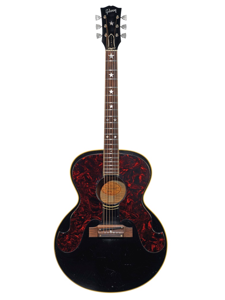Gibson Incorporated, Kalamazoo, 1963. An acoustic guitar, Everly Brothers, J-180. Estimate $10,000-15,000. Offered in The David Gilmour Guitar Collection on 20 June at Christie’s in New York