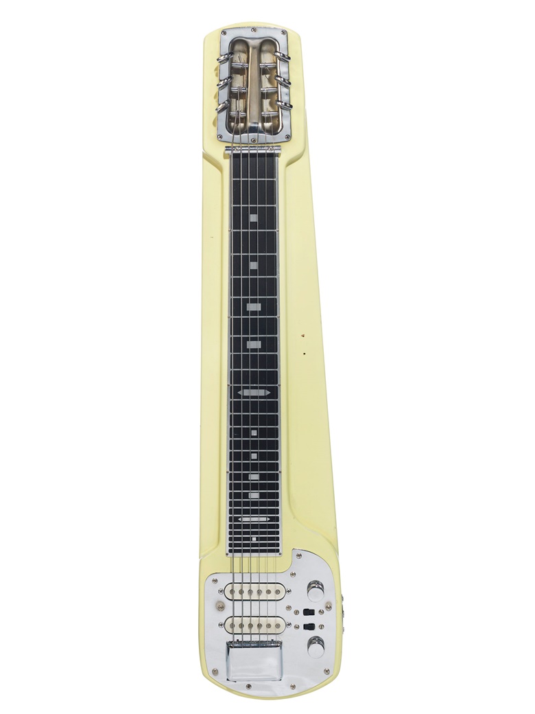 Jedson, Japan, 1974. An electric console steel guitar. Estimate $1,000-2,000. Offered in The David Gilmour Guitar Collection on 20 June at Christie’s in New York