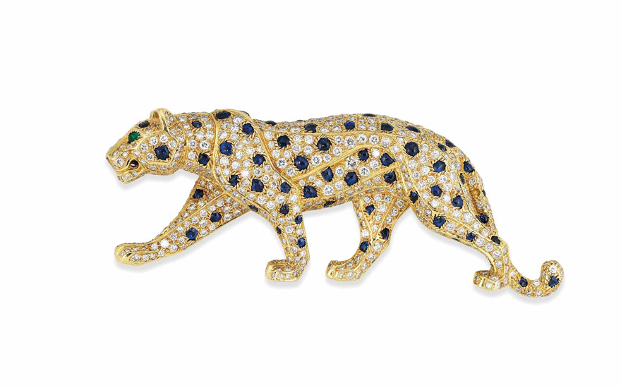 cartier leopard pendant