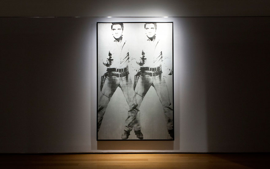 andy warhol silver elvis