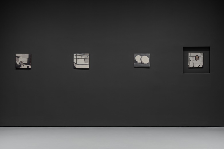 Luc Tuymans, Die Zeit, 1988. Private collection. Installation view at Palazzo Grassi, 2019. © Palazzo Grassi, Photography by Delfino Sisto Legnani e Marco Cappelletti