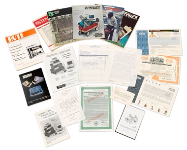 Also included with this lot are Ronald G. Wayne’s personal photocopy of the Partnership Agreement with Jobs and Wozniak; an April 1977 Apple ‘Dealer Inquiry’ letter from the VP of Marketing, Mike Markkula, who later became Apple’s second CEO. The letter shows the transition from Apple-1 to Apple-II; original magazine articles about the Apple-1; advertisements and documents