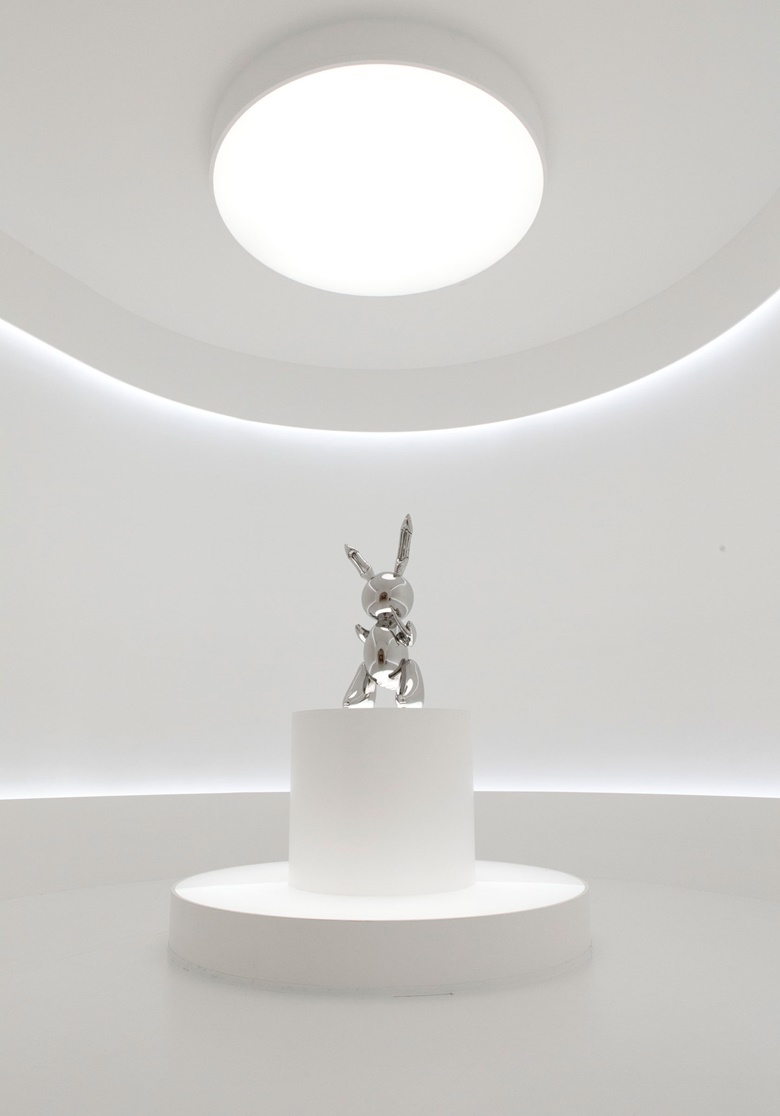 Rabbit and steel. Скульптуры Джеффа Кунса. Джеффа Кунса (1955.