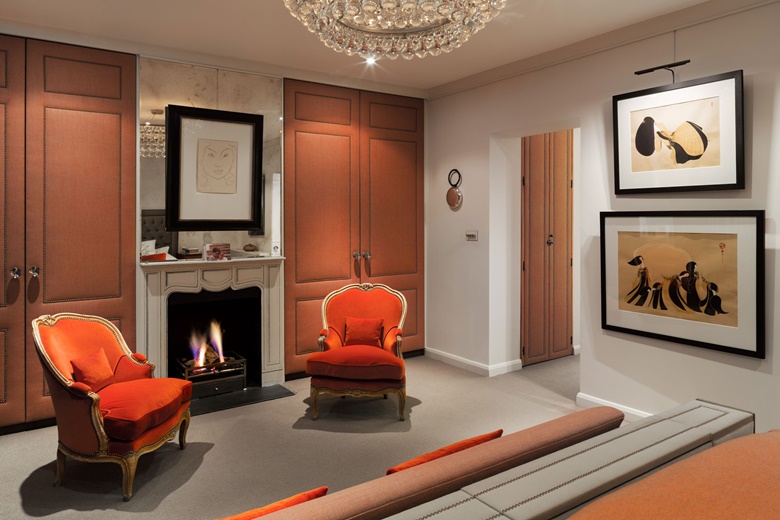 TM Lighting was commissioned to install Picture Lighting in this show flat in Knightsbridge