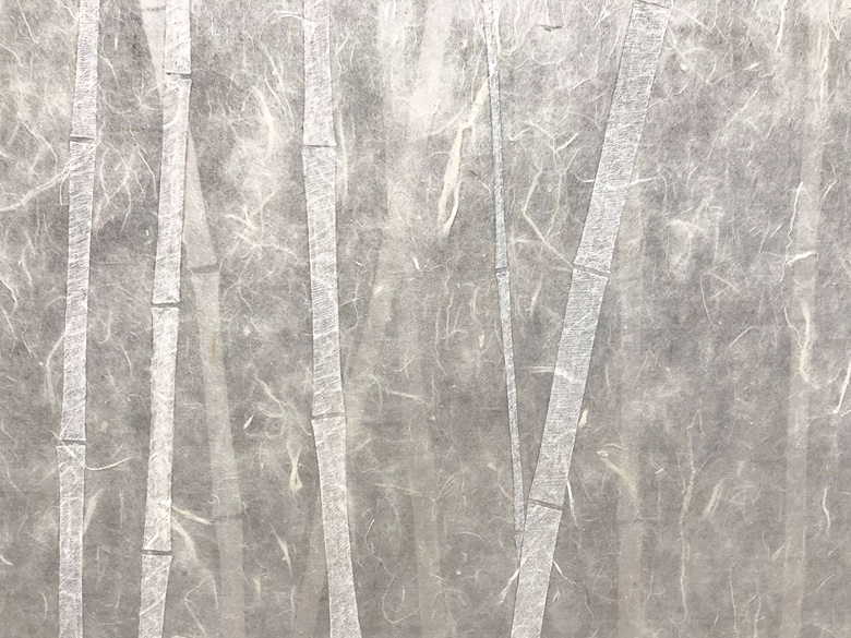 杭春辉《透明色 - 意境 - No 1》（局部），纸本绘画，51 x 111公分，2019年作。图片鸣谢：Asia Art Center (Beijing)
