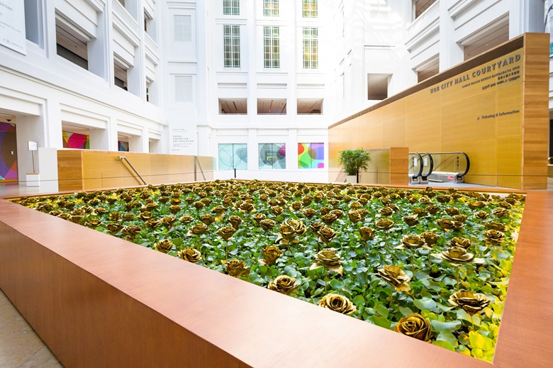 「觉醒：1960至1990年代亚洲社会中的艺术」展览现场。图片鸣谢：National Gallery Singapore