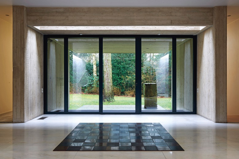 Carl Andre (b. 1935), Copper-Steel Alloy Square, executed in 1969. Copper and steel, in 100 alternating parts. Overall 78⅞ x 78⅞ in (200 × 200 cm). Estimate £1,200,000-1,800,000. Offered in the Post-War and Contemporary Art Evening Auction on 4 October at Christie’s in London. Artwork © Carl AndreVAGA, New YorkDACS, London. Photo © Philippe D. Photography
