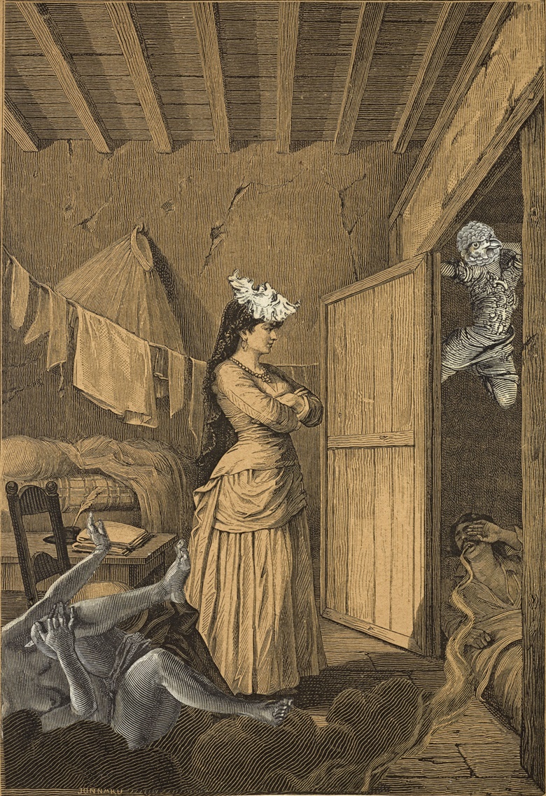 Max Ernst (1891-1976), Untitled (Unpublished collage for ‘Une Semaine de Bonté’), 1934. National Galleries of Scotland, purchased with assistance from the Patrons of the National Galleries of Scotland, 2002. On view at Cut and Paste 400 Years of Collage, until 27 October 2019. Scottish Gallery of Modern Art