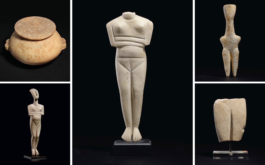 cycladic art figures