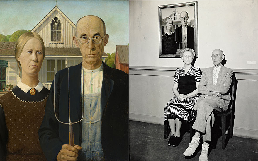 The mystery of American Gothic by Grant Wood  Christie